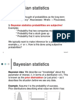 Bayesian Statistics Probabilities Are Subjective