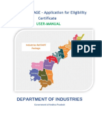 Department of Industries: Restart Package - Application For Eligibility Certificate