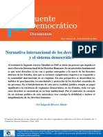 Normativa Internacional de Los Derechos Humanos y El Sistema Democratico El Caso Chileno - Edgardo Riveros