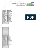 Reading and Writing: Input Data Sheet For SHS E-Class Record