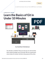 Git Basics in Under 10 Minutes