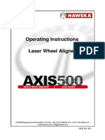 Operating Instructions Laser Wheel Aligner