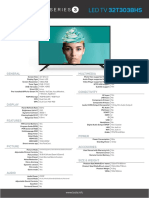 Tesla TV 32T303BHS Specifications ENG