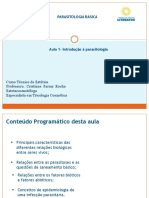 Aula de Parasitologia Basica 1