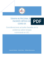 ''Terapia Nutricional en El Paciente COVID19