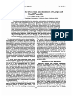 Rapid Procedure For Detection and Isolation of Large and Small Plasmids