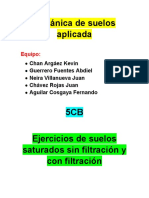 Calculo de Un Suelo Saturado Sin Filtración