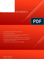 Definición de Música