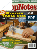 Shopnotes #87 (Vol 15) - Router Table Sled PDF