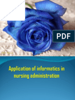 Application of Informatics in Administration