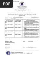 Individual Work Accomplishment Report