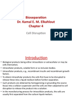 Bioseparation Dr. Kamal E. M. Elkahlout: Cell Disruption