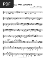 Obra - Clarinete Solo PDF