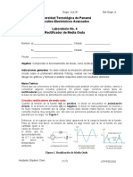 Lab 4 - (RECTIFICADOR DE MEDIA ONDA) - A