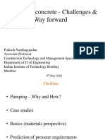 KHRI-Webinar (04-05-2020) - Pumping of Concrete - Challenges & Way Forward - DR Prakash Nandagopalan (IITB)