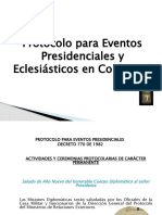 Protocolo Presidencial y Religioso