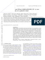 Muse Gas Flow and Wind (Megaflow) Iv: A Two Sightline Tomography of A Galactic Wind