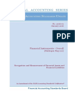 No. 2016-01 January 2016: Financial Instruments-Overall (Subtopic 825-10)