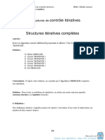 ch9 Les Structures de Controle Itératives