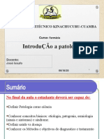 AULA 1 - Introducao Patologia