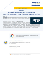 Matematica2 Semana 11 - Dia 1 Magnitudes Proporcionales Ccesa007