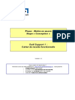 Elaborer Un Cahier de Recette Fonctionnelle