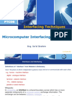 Lecture 01 Microcomputer Interfacing