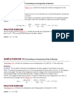 Sample Exercise 14.1: Solution