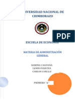 MATERIA Administración General