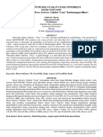 Analisis Studi Kelayakan Usaha Pendirian (Studi Kasus Pada Home Industry &RNHODW &R) / .DGHPDQJDQ %OLWDU)