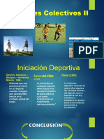 Deportes Colectivos II - Iniciacion Deortiva Power Point 2020