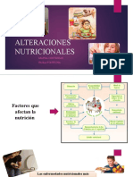 Alteraciones Nutricionales