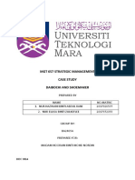 MGT 657 Strategic Management Case Study Daibochi and Shoemaker