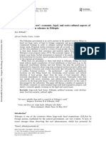 Land To The Foreigners': Economic, Legal, and Socio-Cultural Aspects of New Land Acquisition Schemes in Ethiopia