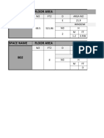 Space Name Floor Area Wall Exposure: M2 FT2 D Area M2 E 21.9 Window NO H 2 M FT 1.2 3.936