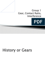 Group 1 Gear, Contact Ratio, Interference