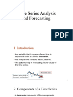 Time Series Analysis and Forecasting