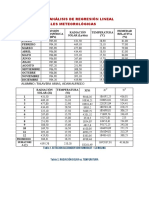 PRACTICA 1analisis de Regresion Lineal Entre Variables Meteorologicas