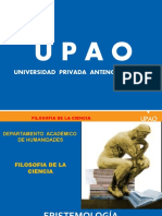 Universidad Privada Antenor Orrego: Filosofia de La Ciencia