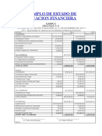 Ejemplo de Estado de Situacion Financiera