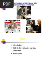 Les Techniques de Controle Non Destructif Des Soudures