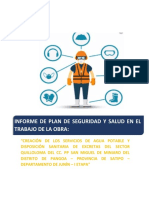 INFORME de Seguridad de Obra