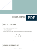 Chemical Kinetics: Unit 5 / Chapter 13