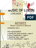 Music of Luzon: Lowlands