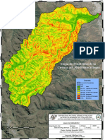 Mapa de Pendientes Cuenca Del Río Huancachupa-Johan de La Vega Ambrosio