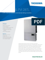 Pvi 23Tl & Pvi 28Tl: 3-Ph Transformerless Commercial String Inverters