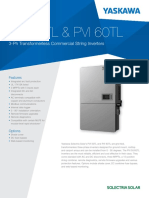 Pvi 50Tl & Pvi 60Tl: 3-Ph Transformerless Commercial String Inverters