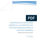 Aportes de La Psicología Genética