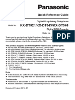 KX-DT521/KX-DT543/KX-DT546 KX-DT590: Quick Reference Guide