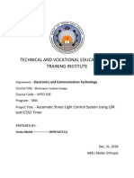 Automatic Street Light Control System Us PDF